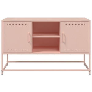 TV-skåp rosa 100,5x39x60,5 cm stål