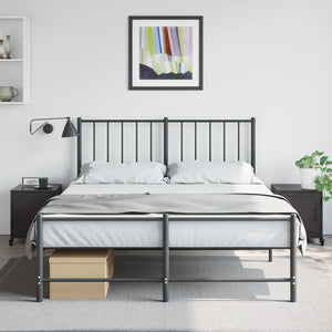 Sängbord 2 st svart 36x39x43,5 cm stål