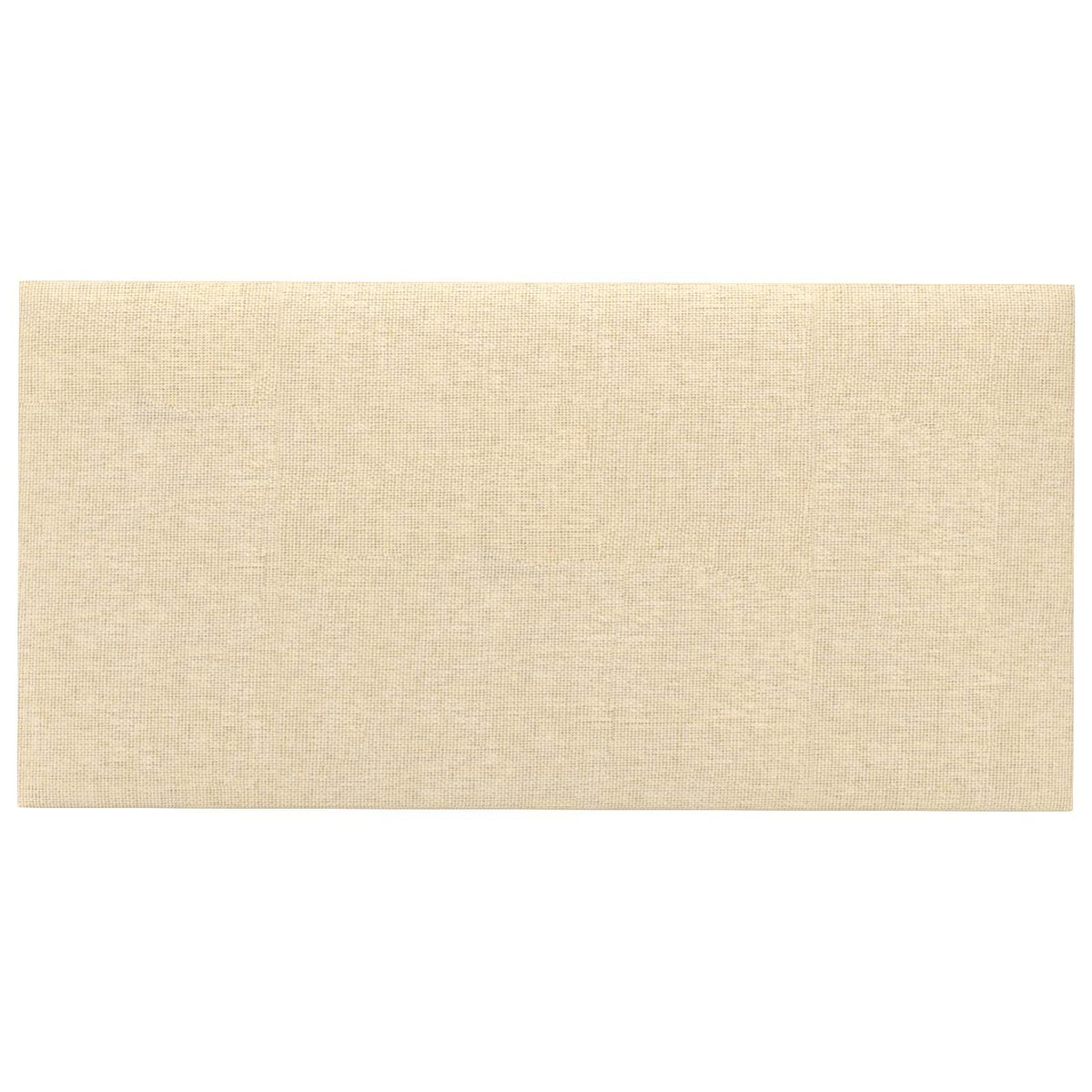 Väggsänggavel 12 st 30 x 15 cm Kräm tyg
