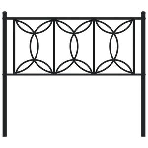 Huvudgavel metall svart 107 cm