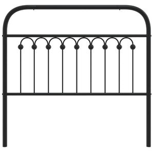 Huvudgavel metall svart 100 cm