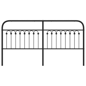 Huvudgavel metall svart 180 cm
