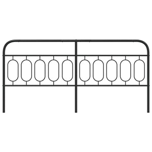 Huvudgavel metall svart 200 cm