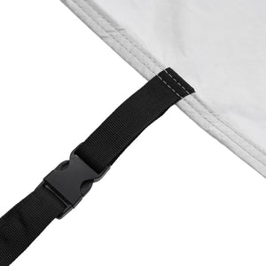 Bilöverdrag för Sedan med spännband silver XL heltäckande