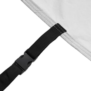 Bilöverdrag för SUV med spännband silver M heltäckande