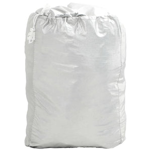 Bilöverdrag för Sedan med spännband silver L PEVA heltäckande