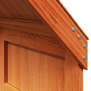 Tak till barnsäng vaxbrun 60x89x134,5 cm massiv furu