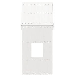 Tak till barnsäng vit 60x99x139,5 cm massiv furu