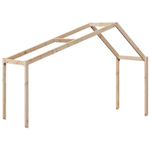Tak till barnsäng 213x85,5x144,5 cm massiv furu