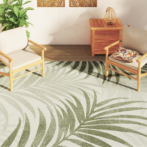 Matta kort lugg flerfärgad inomhus/utomhus 190x300 cm halkfri