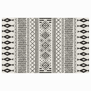 Matta kort lugg flerfärgad inomhus/utomhus 190x300 cm halkfri