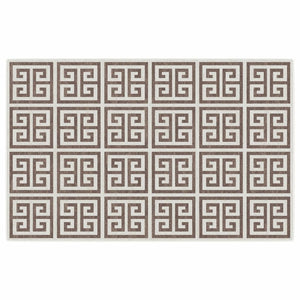 Matta kort lugg flerfärgad inomhus/utomhus 190x300 cm halkfri