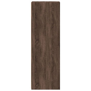 Högskåp brun ek 30x41x124 cm konstruerat trä