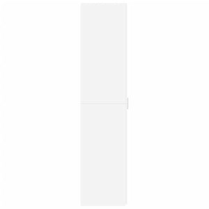 Högskåp vit 40x42,5x185 cm konstruerat trä