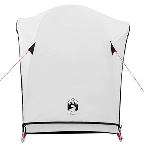 Campingtält 1-personers vitt mörkläggningstyg vattentätt