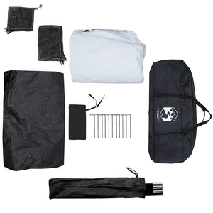 Tältstuga för familjer 6-personers mörkläggningstyg vattentät