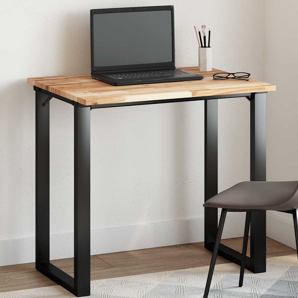 Bordsskiva rektangulär 100x60x2 cm massivt akaciaträ