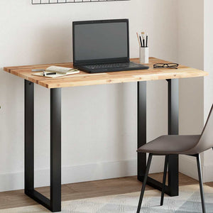 Bordsskiva rektangulär 100x70x2 cm massivt akaciaträ