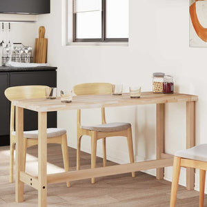 Bordsskiva rektangulär 120x50x4 cm massivt akaciaträ