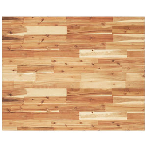 Bordsskiva rektangulär 100x80x2 cm massivt akaciaträ