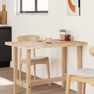 Bordsskiva rektangulär 100x80x4 cm massivt akaciaträ