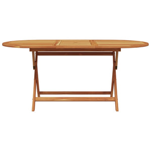 Matgrupp för trädgården 7 delar bladmönster tyg och massivt trä