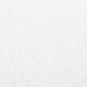 Ogräsduk 1x50 m polyesterfiber vit