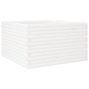 Odlingslådor vit 80x80x46 cm massiv furu