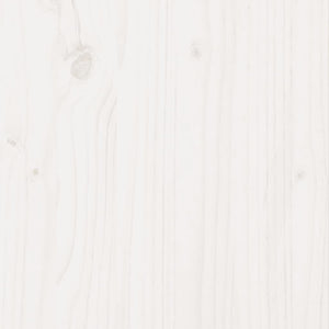 Odlingslådor vit 80x80x46 cm massiv furu