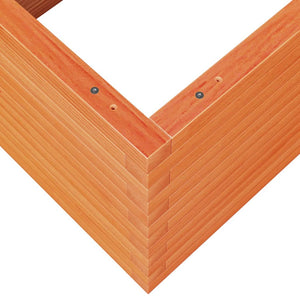 Odlingslåda vaxbrun 110x60x46 cm massiv furu