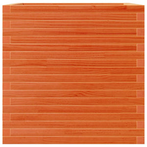 Odlingslåda vaxbrun 70x70x68,5 cm massiv furu