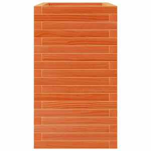 Odlingslåda vaxbrun 70x40x68,5 cm massiv furu