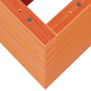 Odlingslåda vaxbrun 90x40x68,5 cm massiv furu