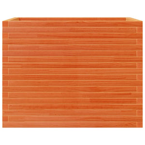 Odlingslåda vaxbrun 90x60x68,5 cm massiv furu