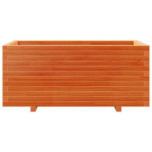 Odlingslåda vaxbrun 110x60x49,5 cm massiv furu