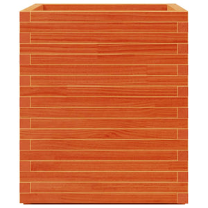 Odlingslåda vaxbrun 60x60x72,5 cm massiv furu