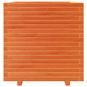 Odlingslåda vaxbrun 70x70x72,5 cm massiv furu