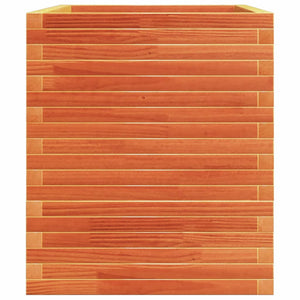 Odlingslåda vaxbrun 110x60x72 cm massiv furu