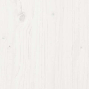 Dagbädd med tak vit 80x200 cm massiv furu