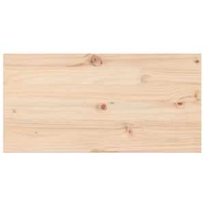 Bordsskivor 2 st 90x45x1,7 cm rektangulär massiv furu