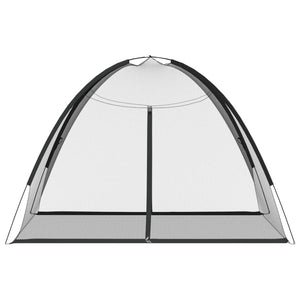 Myggnät med dörrar 220 mesh svart 200x180x135 cm