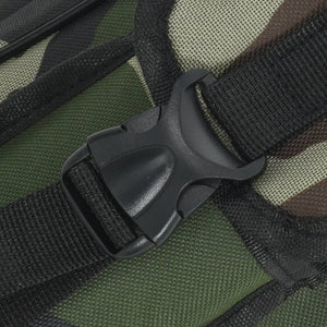 Väska för fiskespö grön kamouflage 160 cm oxford-tyg