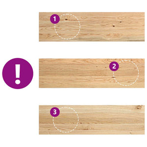 Trappstegsmattor 2 pcs obehandlad 90x30x2 cm massiv ek