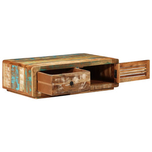 Soffbord 89x55x29 cm massivt återvunnet trä