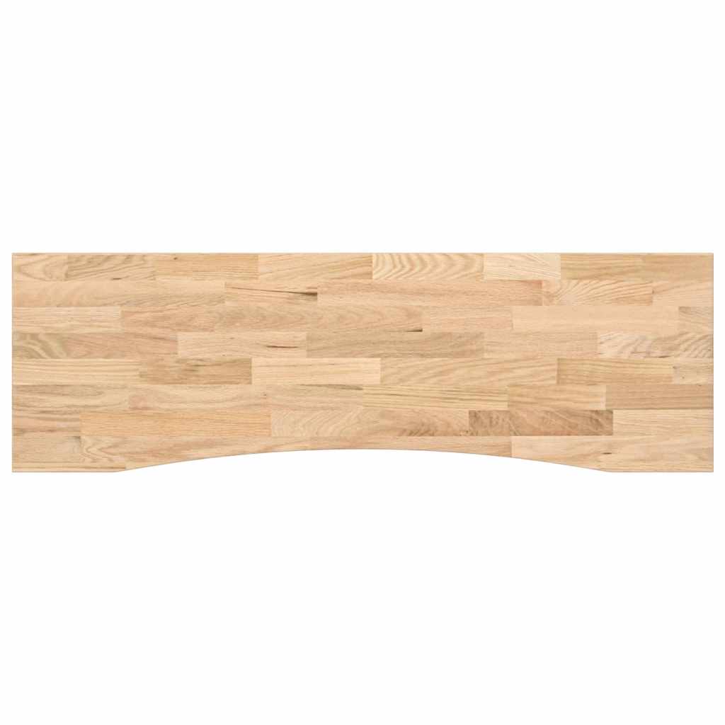 Bordsskiva obehandlad 160x50x2,5 cm massiv ek rektangulär