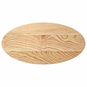 Bordsskiva 80x40x2 cm massiv ek oval