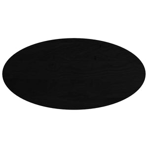 Bordsskiva mörkbrun 120x60x2 cm massiv ek oval