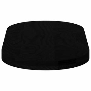 Bordsskiva mörkbrun 80x40x4 cm massiv ek oval