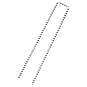 Markpinne U-format 50 st 20x3,5 cm galvaniserat stål