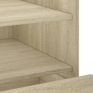 Sängbord sonoma-ek 45x50x50 cm konstruerat trä